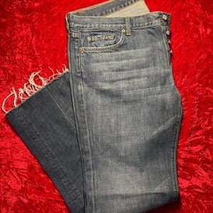 7 for all mankind standard button fly jeans 40